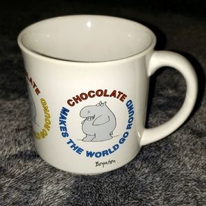 *Vintage* Sandra Boynton "Chocolate Makes The World Go Round" Collectable Mug